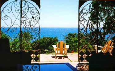 Vacation home with view of ocean